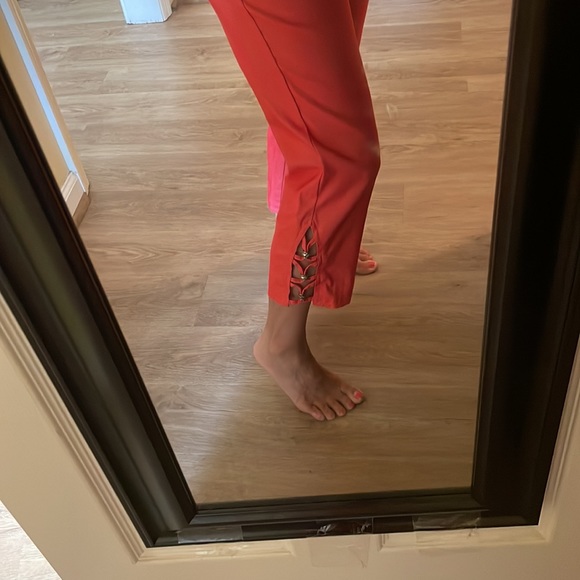 Brand New EURO Capri Stretch Pants - sz 6 - Picture 8 of 9